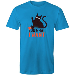 Men's Funny I Do What I Want Cat T-shirt