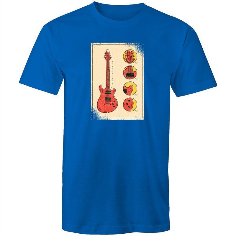Men's Guitar Diagram T-shirt