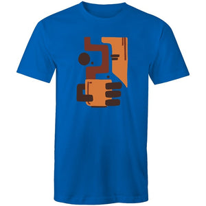 Men's Abstract Coffee T-shirt
