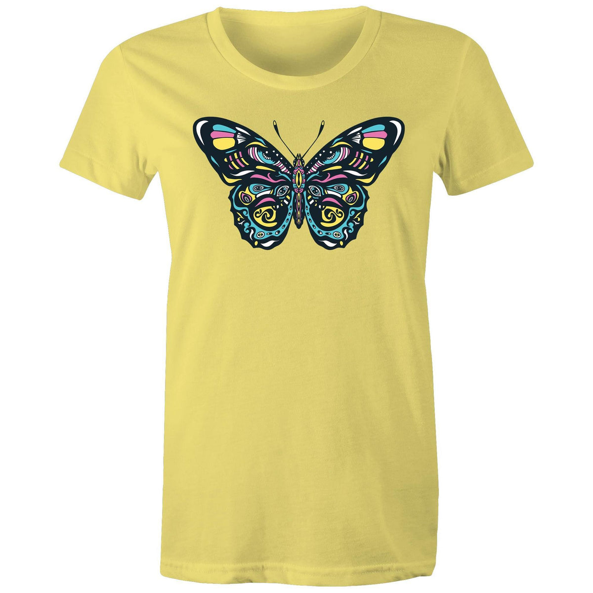 Women's Psychedelic Butterfly T-shirt