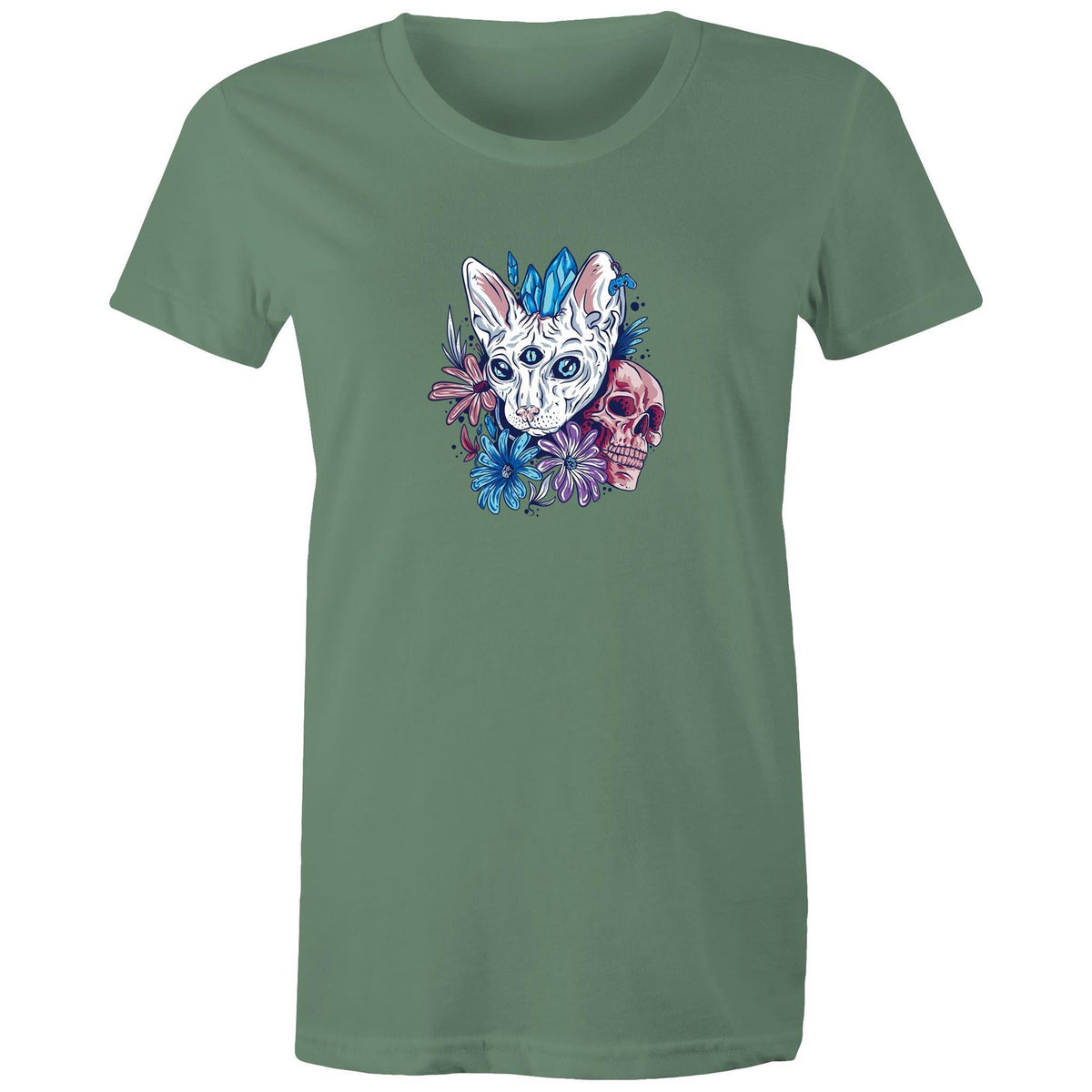 Women's Mystic Cat T-shirt