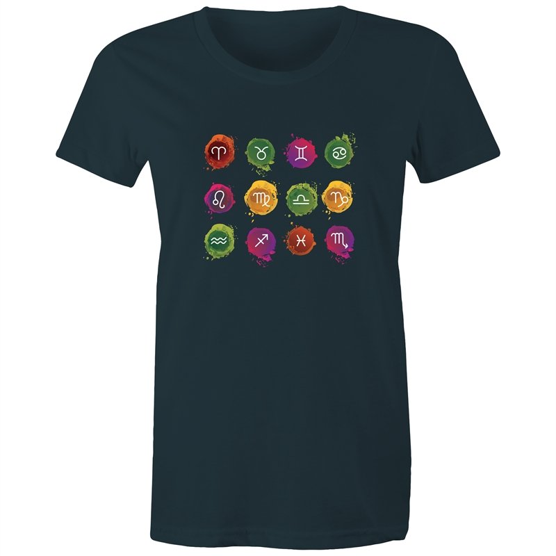Women's Horoscope Badge T-shirt