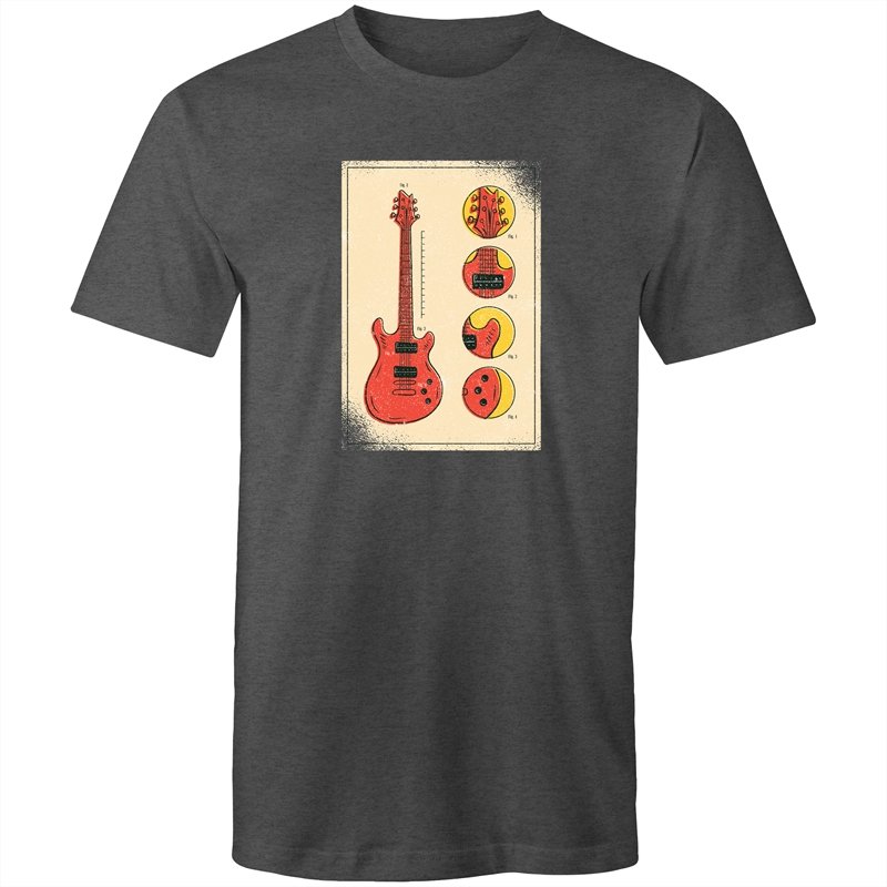 Men's Guitar Diagram T-shirt