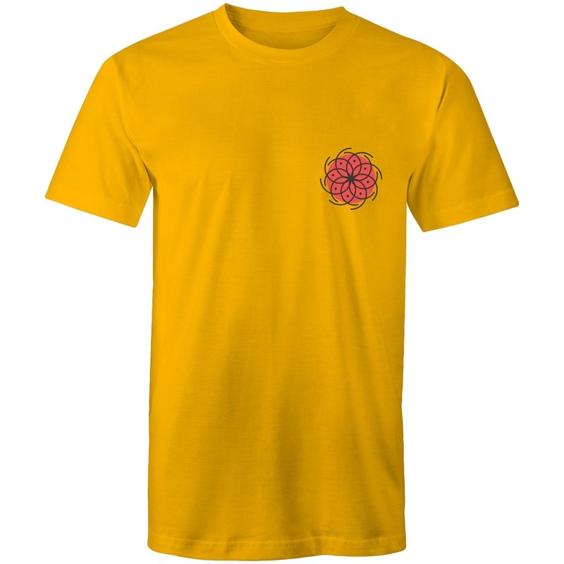 Men's Red Lotus Pocket Logo T-shirt