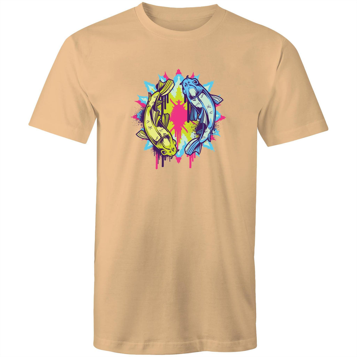 Men's Colourful Koi Fish T-shirt