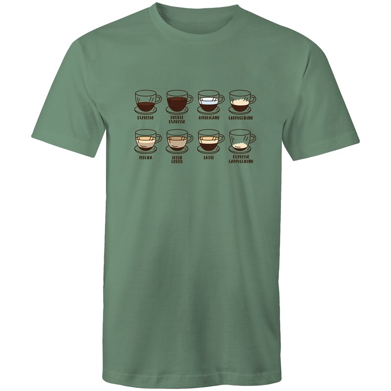 Men's Coffee Type T-shirt