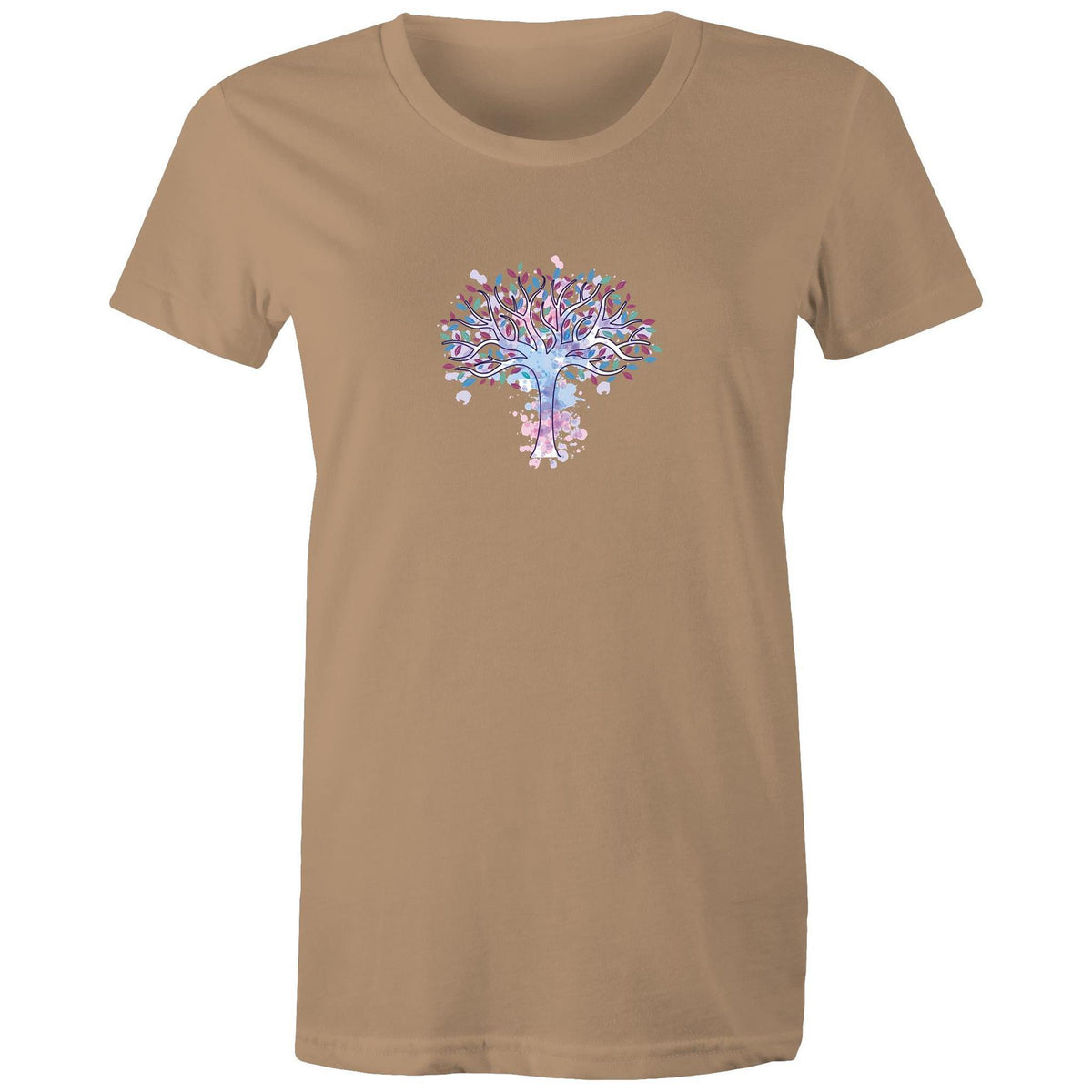 Women's Tree Of Life Watercolour T-shirt