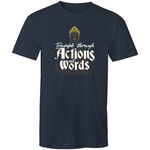 Men's Triumph Through Actions Not Words T-shirt