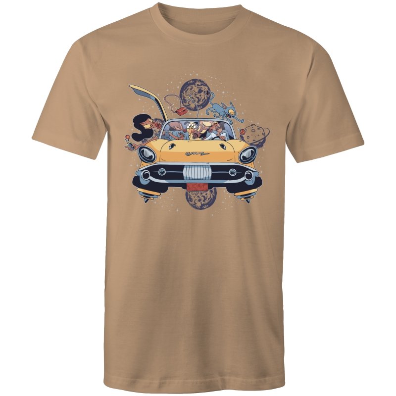 Men's Crazy Flying Car T-shirt