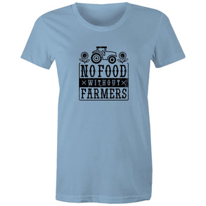 Women's No Food Without Farmers T-shirt