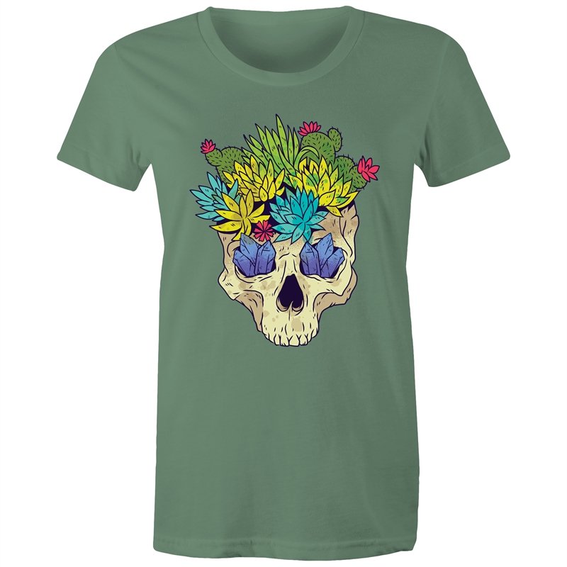 Women's Cactus Skull T-shirt
