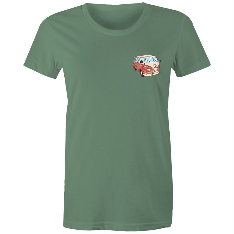 Women's Hippie Kombi Pocket T-shirt