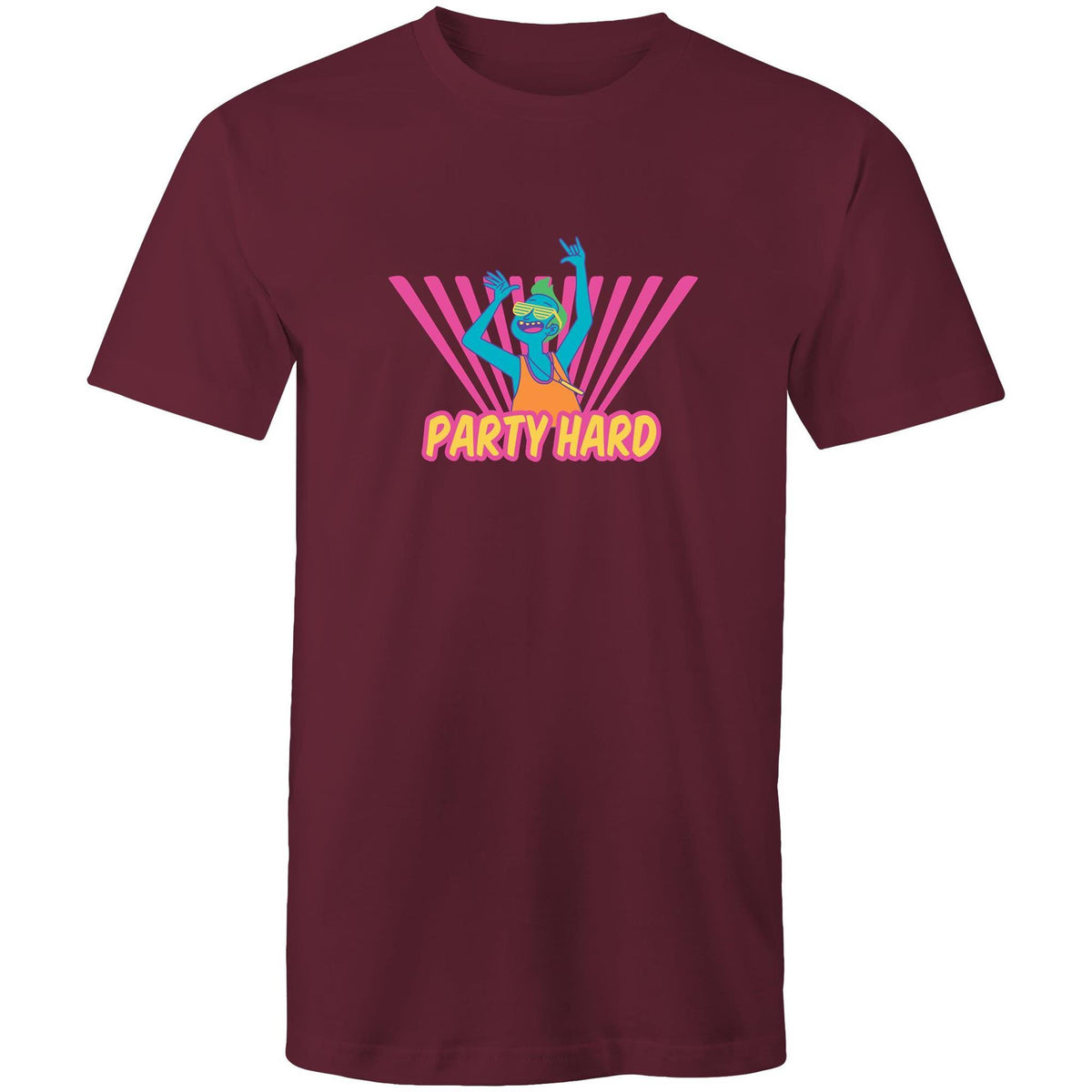 Men's Neon Party Hard T-shirt