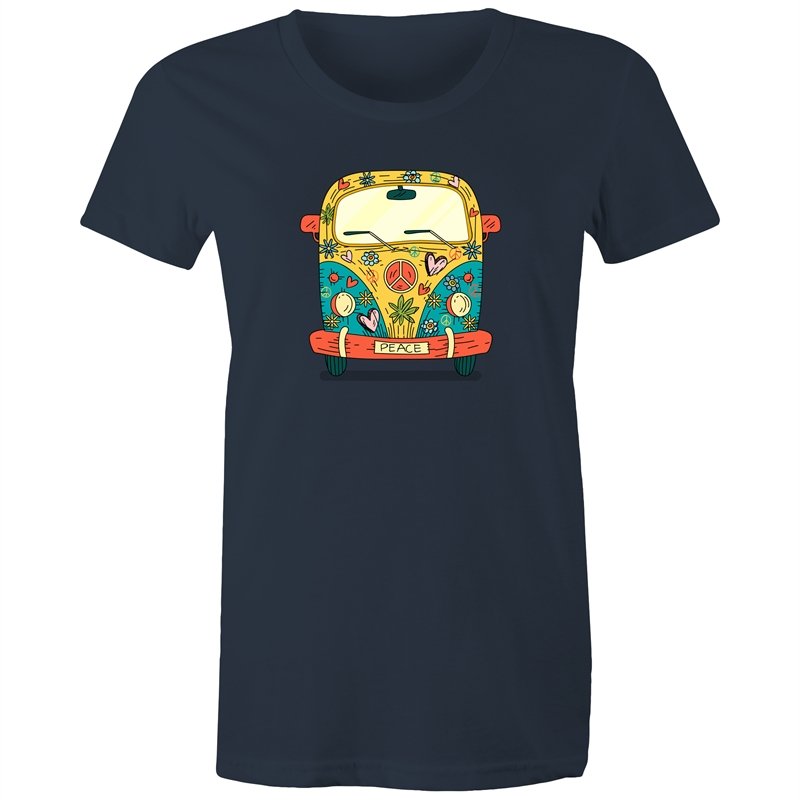 Women's Hippie Peace Van T-shirt