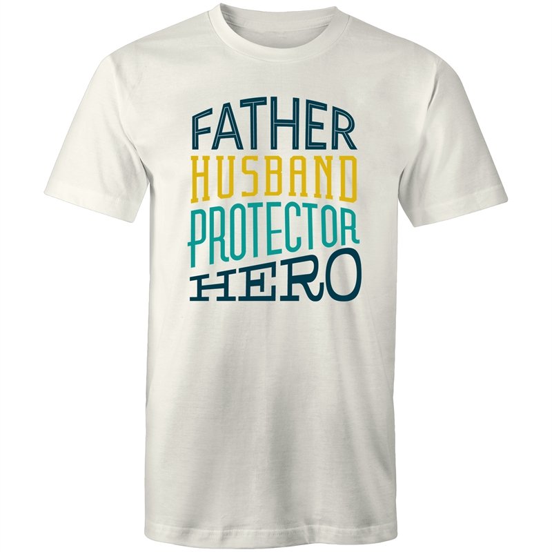 Men's Father Husband Protector Hero T-shirt