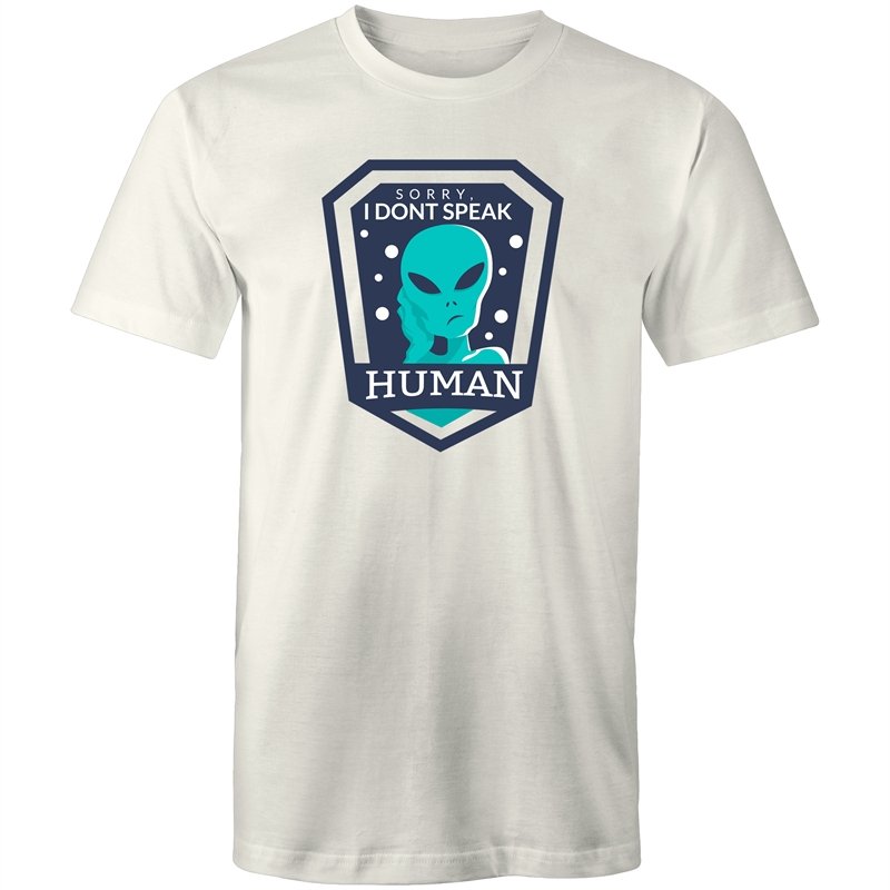 Men's Alien Sorry I don't Speak Human T-shirt