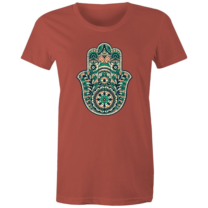 Women's Masala Hasama Hand T-shirt