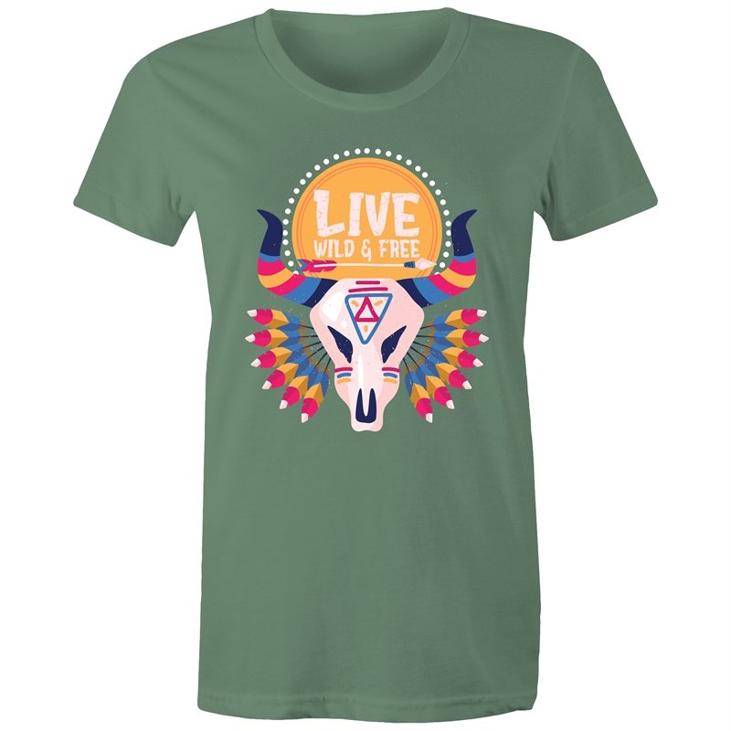 Women's Live Wild & Free T-shirt