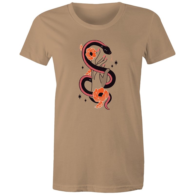 Women's Caduceus Hand Styled T-shirt