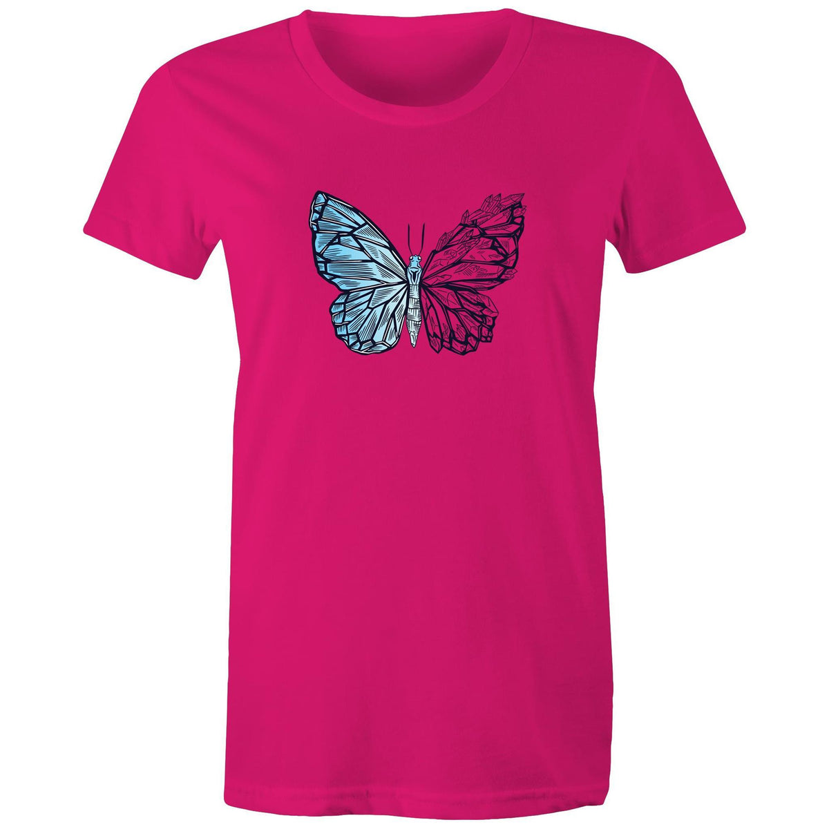 Women's Crystal Butterfly T-shirt