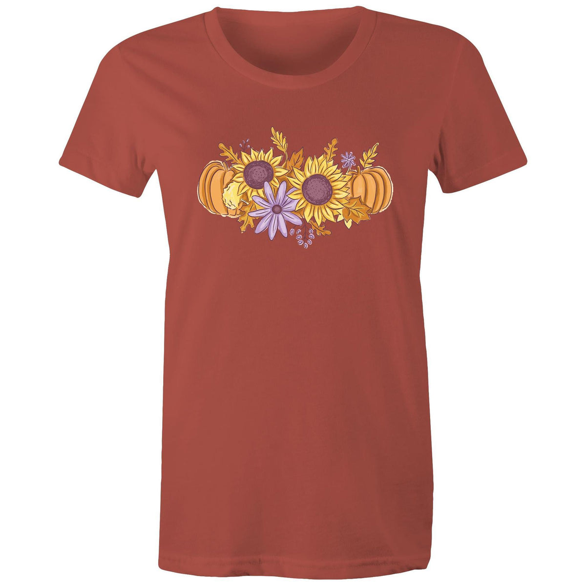 Women's Autumn Flower Bouquet T-shirt