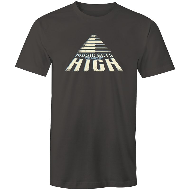 Men's Music Gets Me Way Up High T-shirt