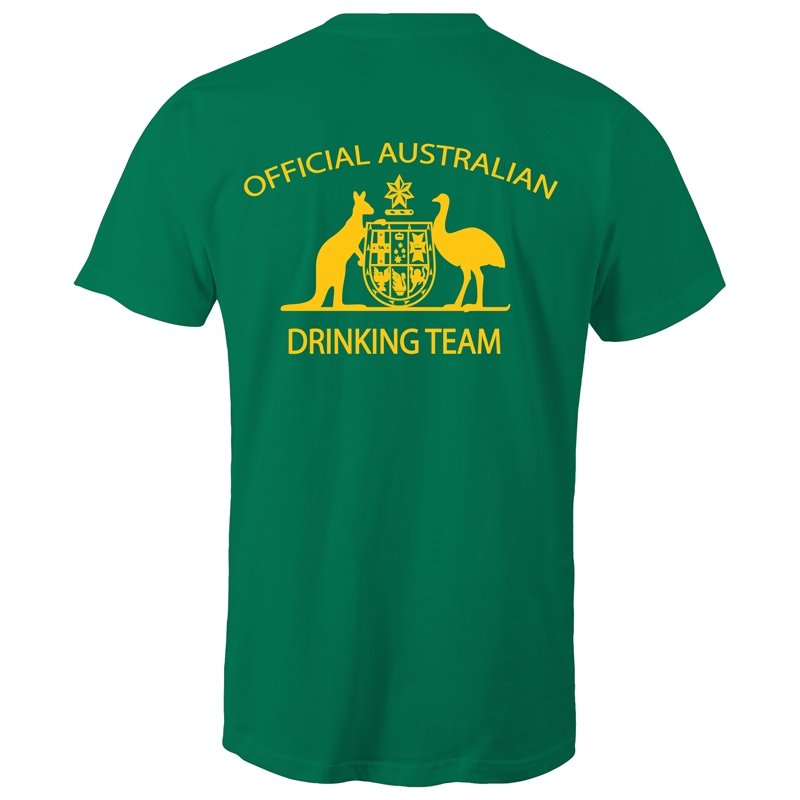Men's Official Australian Drinking Team T-shirt