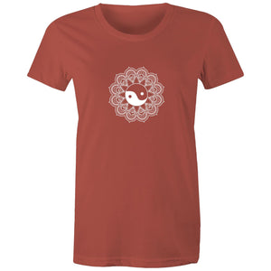 Women's Yin Yang Mandala T-shirt