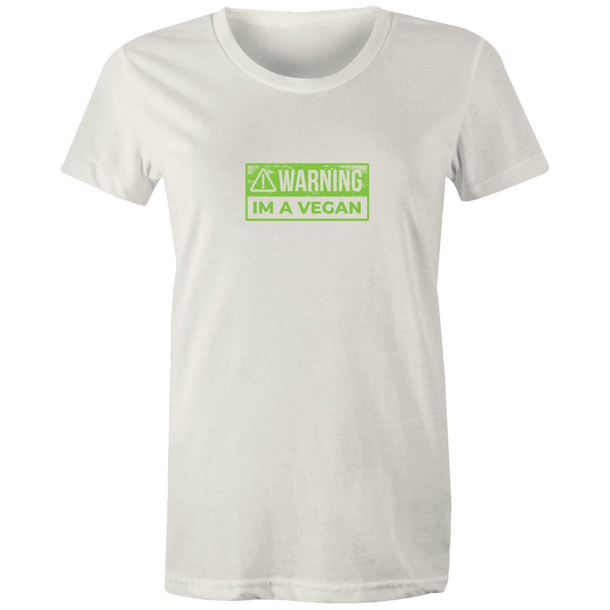 Women's Vegan Warning T-shirt