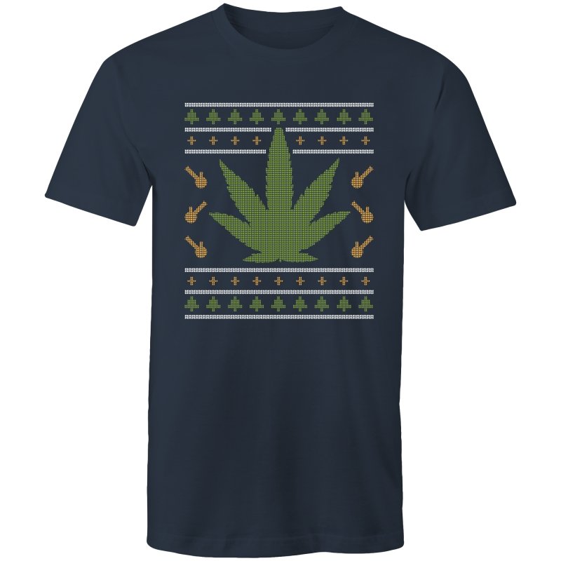 Men's Mary Jane Christmas Sweater Graphic T-shirt