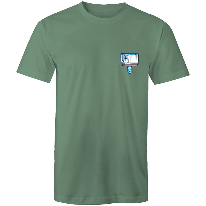Men's Artist Paintbrush Pocket T-shirt