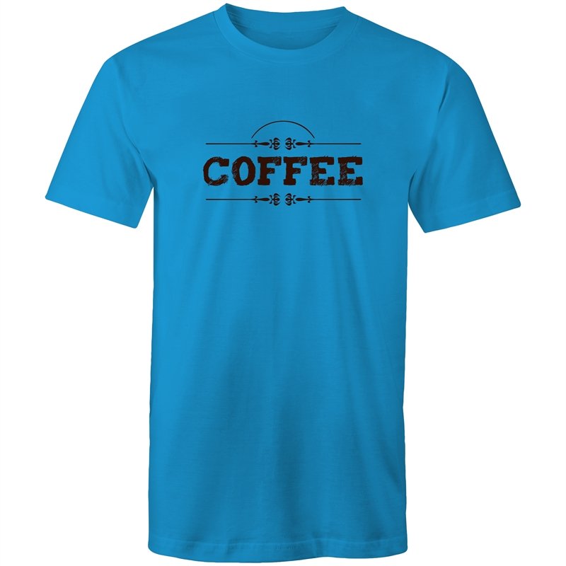 Men's Coffee Lettering T-shirt