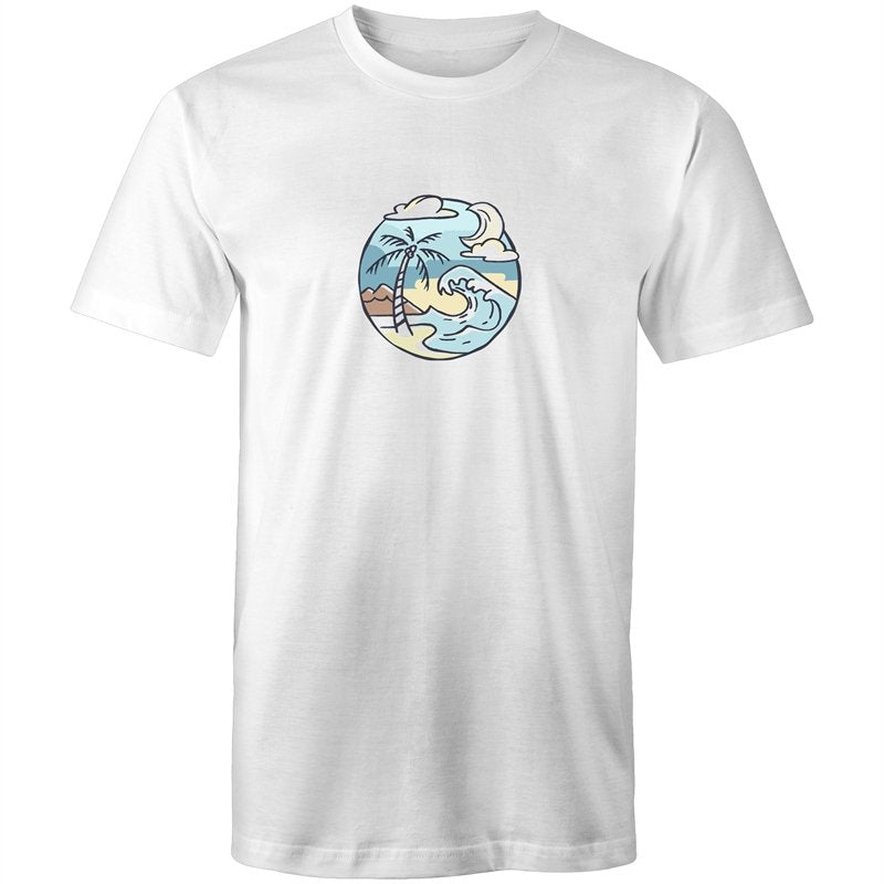 Men's Hand Drawn Beachside T-shirt