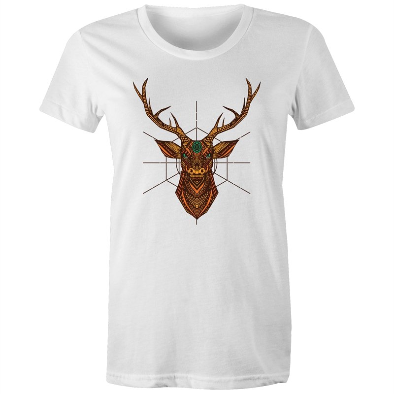 Women's Mandala Reindeer T-shirt