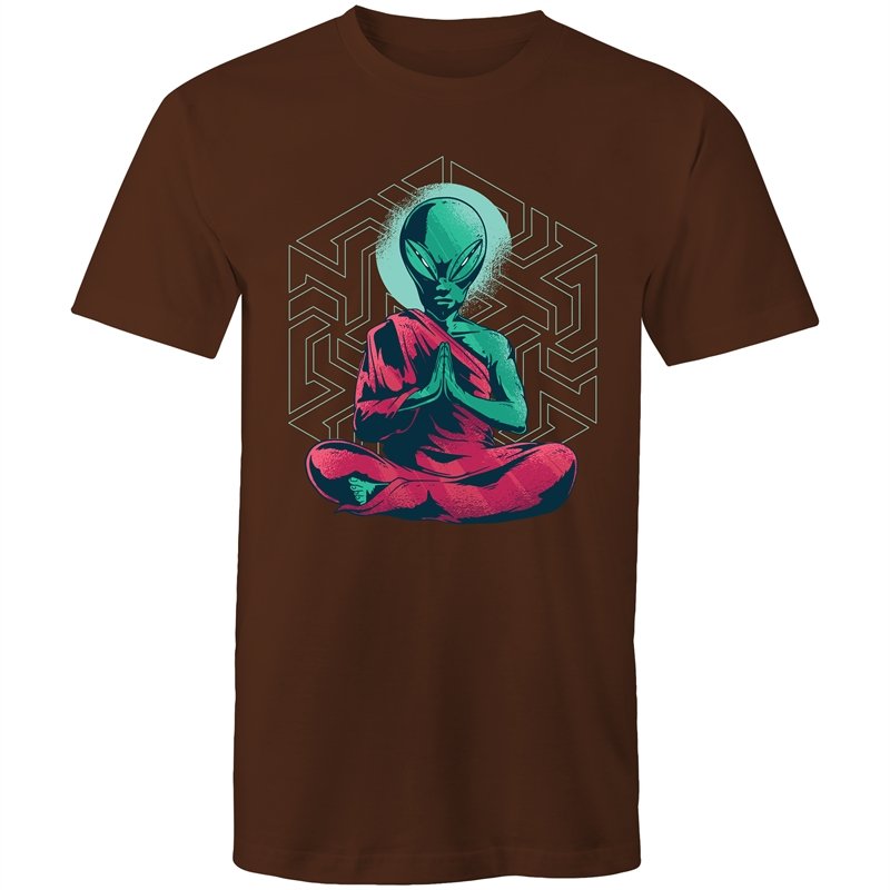 Men's Meditating Alien T-shirt