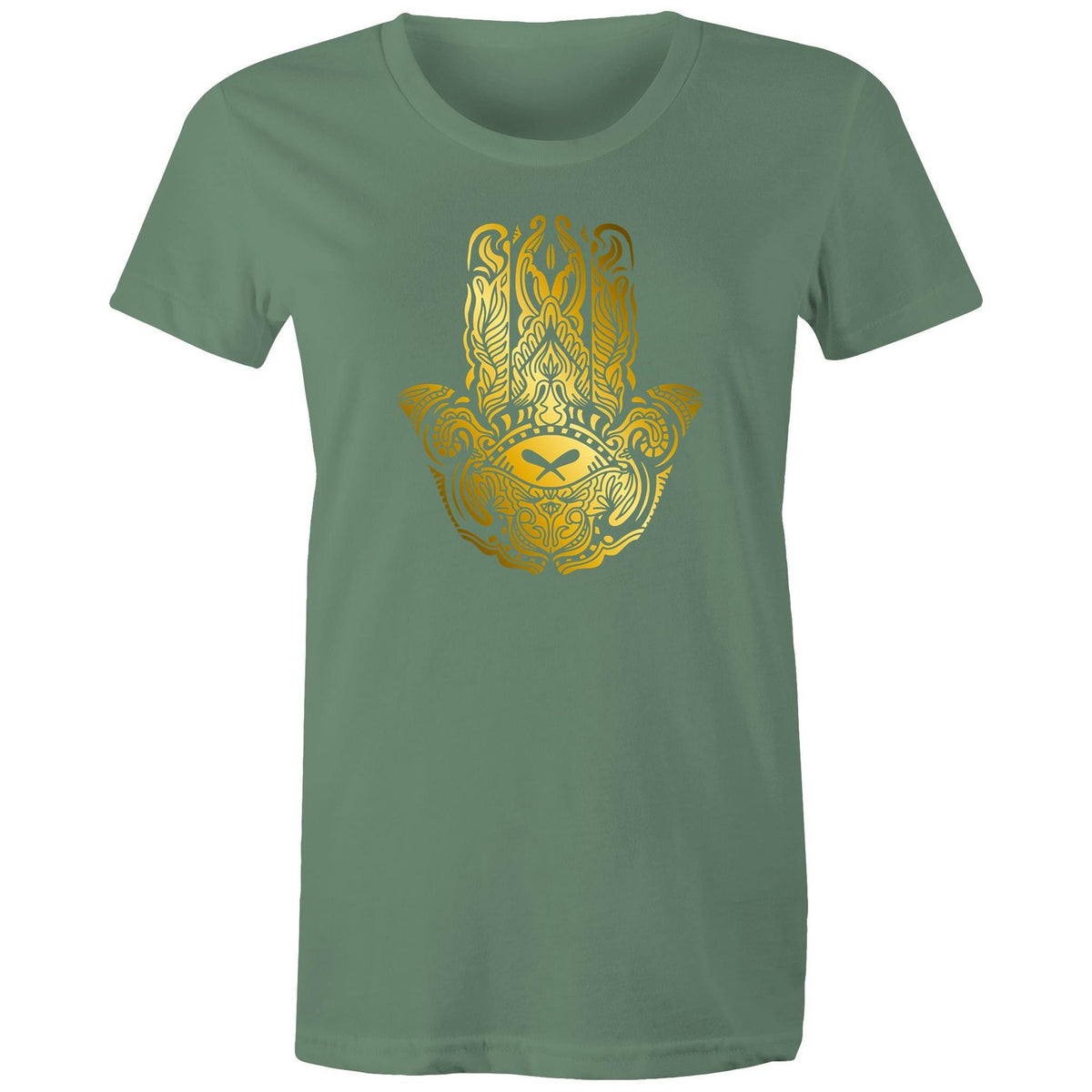 Women's Golden Hamsa Hand T-shirt