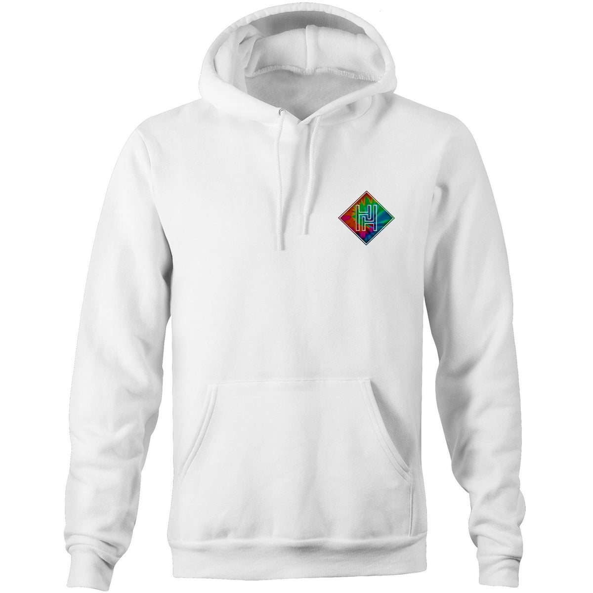 Tie Dye Hippie House Pocket Hoodie Sweatshirt