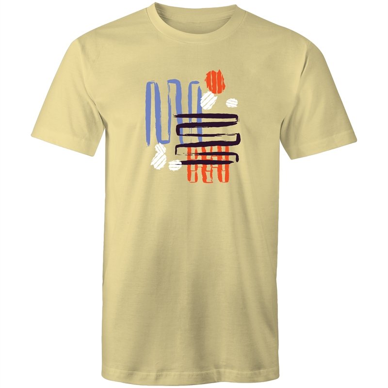 Men's Featured Abstract Stroke T-shirt