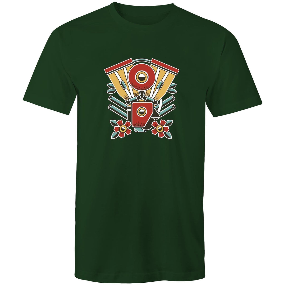 Men's Motorbike Tattoo T-shirt