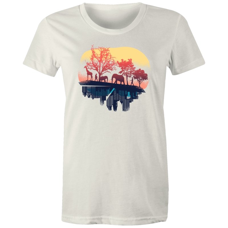 Women's Nature And City Contrast T-shirt