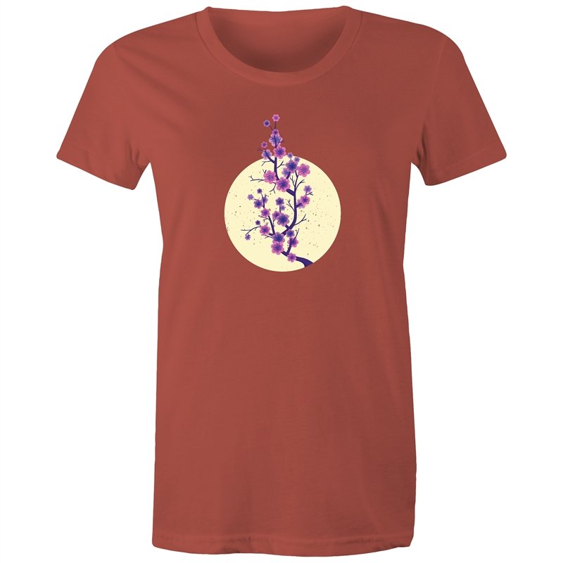 Women's Japanese Flower T-shirt