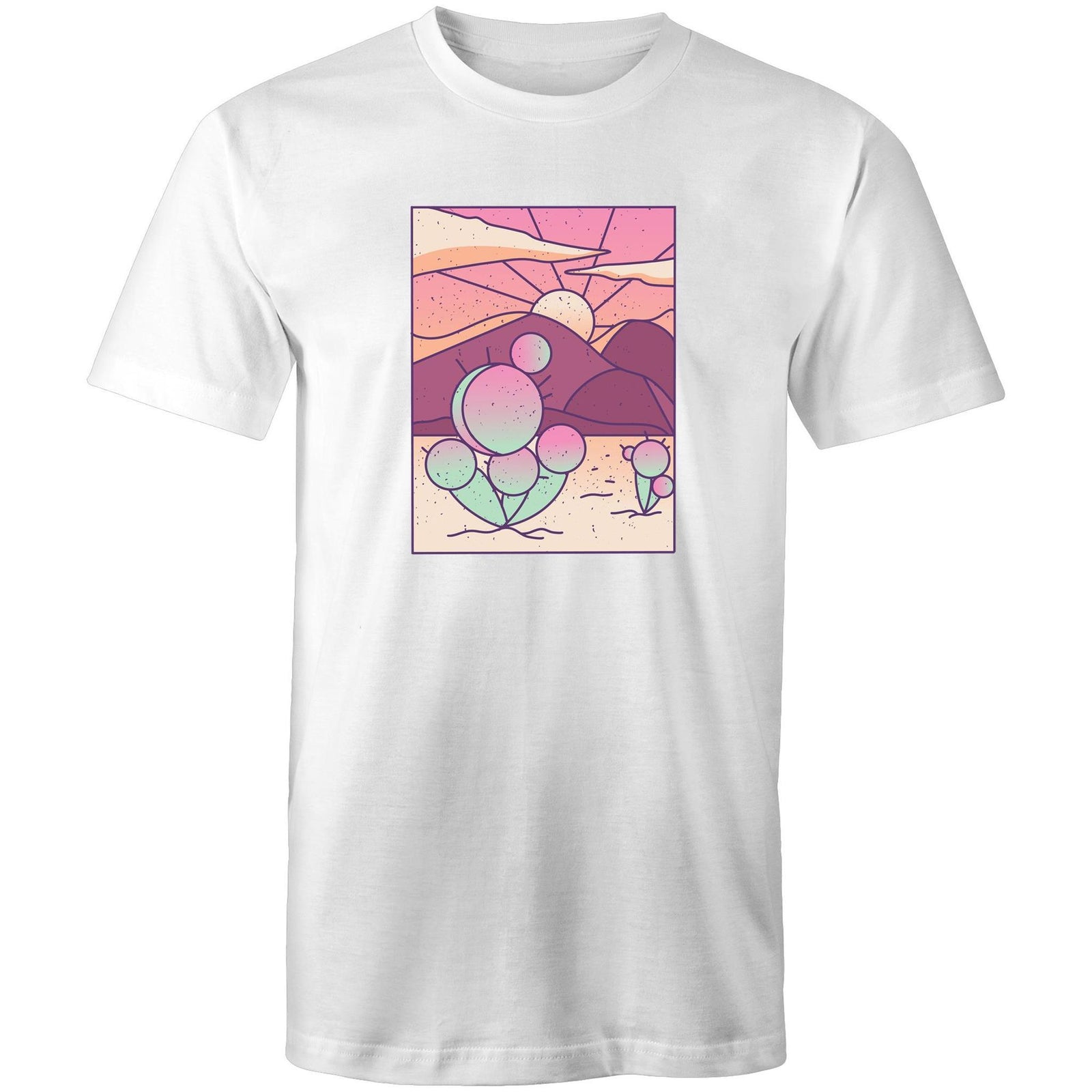Men's Desert Landscape Art T-shirt