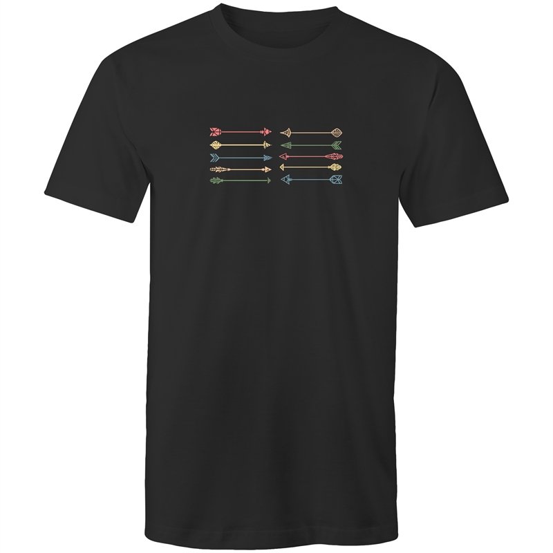 Men's Multi Coloured Arrow T-shirt
