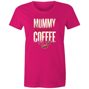 Women's Mummy Loves Coffee T-shirt