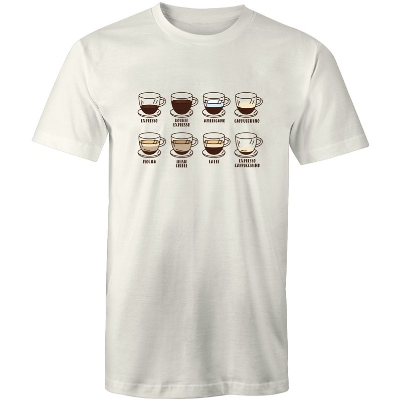 Men's Coffee Type T-shirt