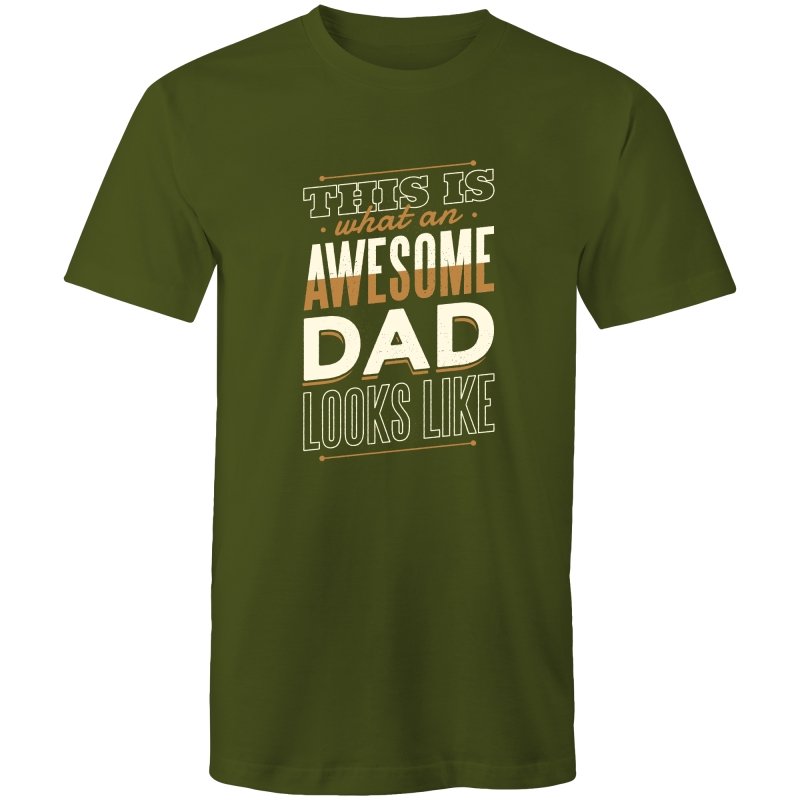 Men's This Is What An Awesome Dad Looks Like T-shirt