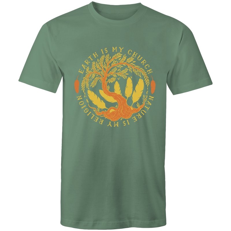 Men's Nature Earth Church T-shirt