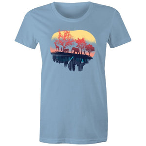 Women's Nature And City Contrast T-shirt