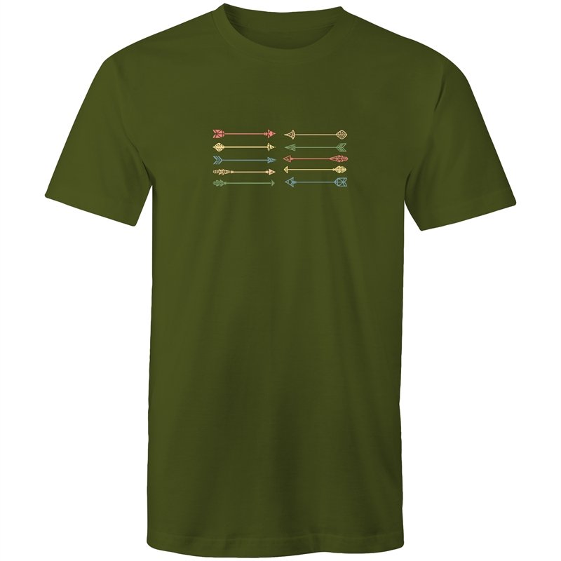 Men's Multi Coloured Arrow T-shirt