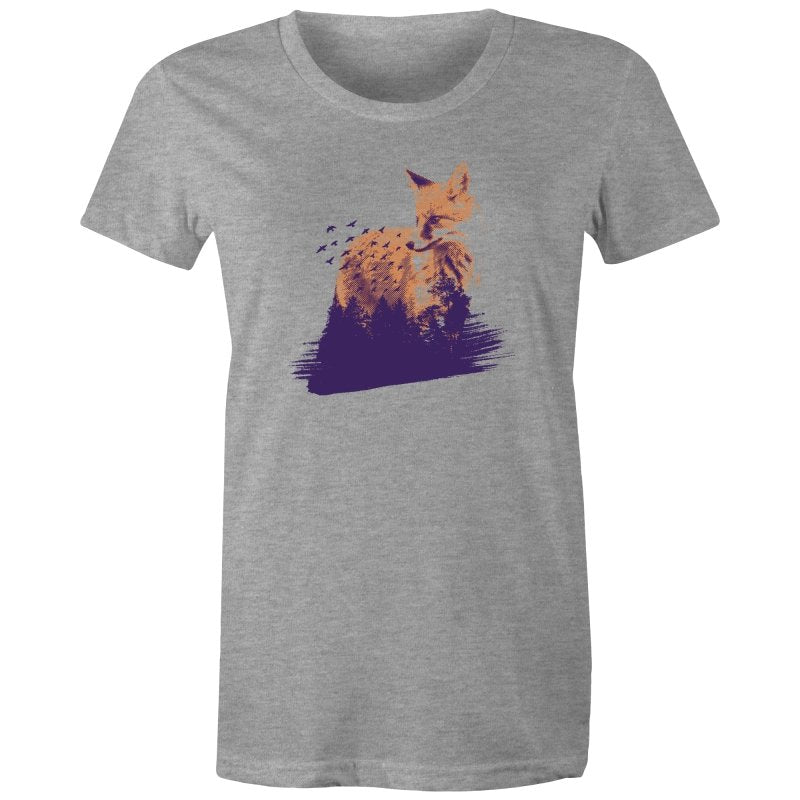 Women's Fox In Forest T-shirt
